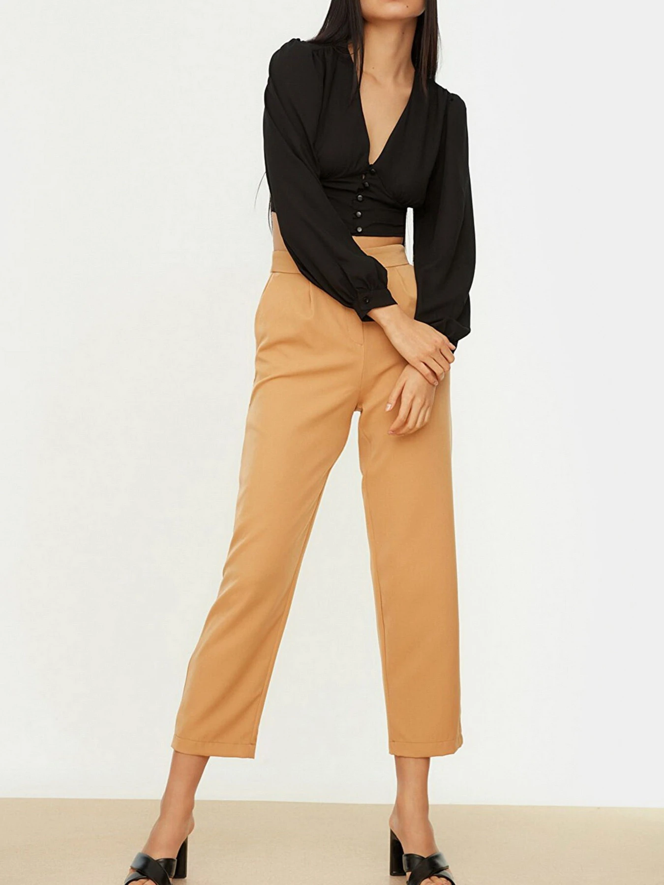 Брюки Trendyol модель TWOSS21PL0206/Vizon Фото
