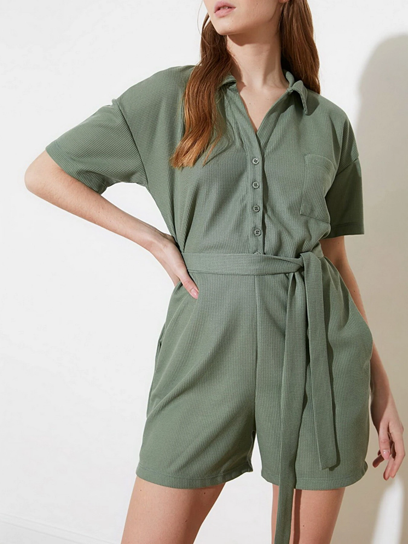 Комбинезоны Trendyol модель TWOSS21TU0065/Mint Комбинезоны Trendyol модель TWOSS21TU0065/Mint Фото