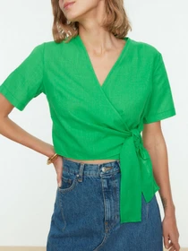 Рубашки Trendyol модель TWOSS22BZ0079/Yesil Фото