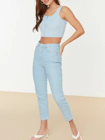 Топ Trendyol модель TWOSS22BZ0468/Mavi Фото