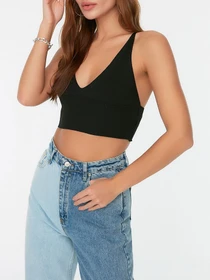 Топ Trendyol модель TWOSS22BZ0760/Siyah Фото