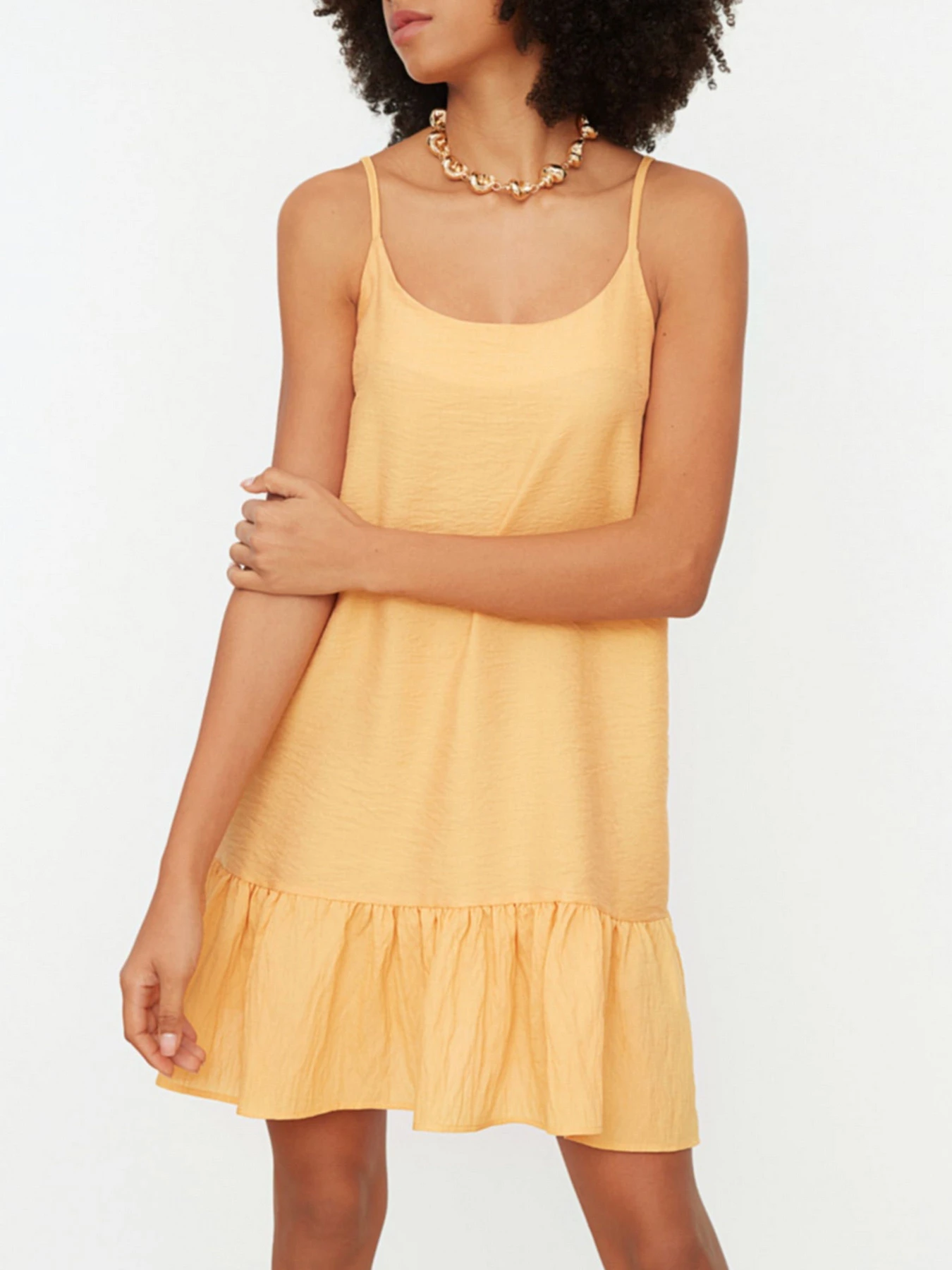 Платья Trendyol модель TWOSS22EL0252/Turuncu Фото