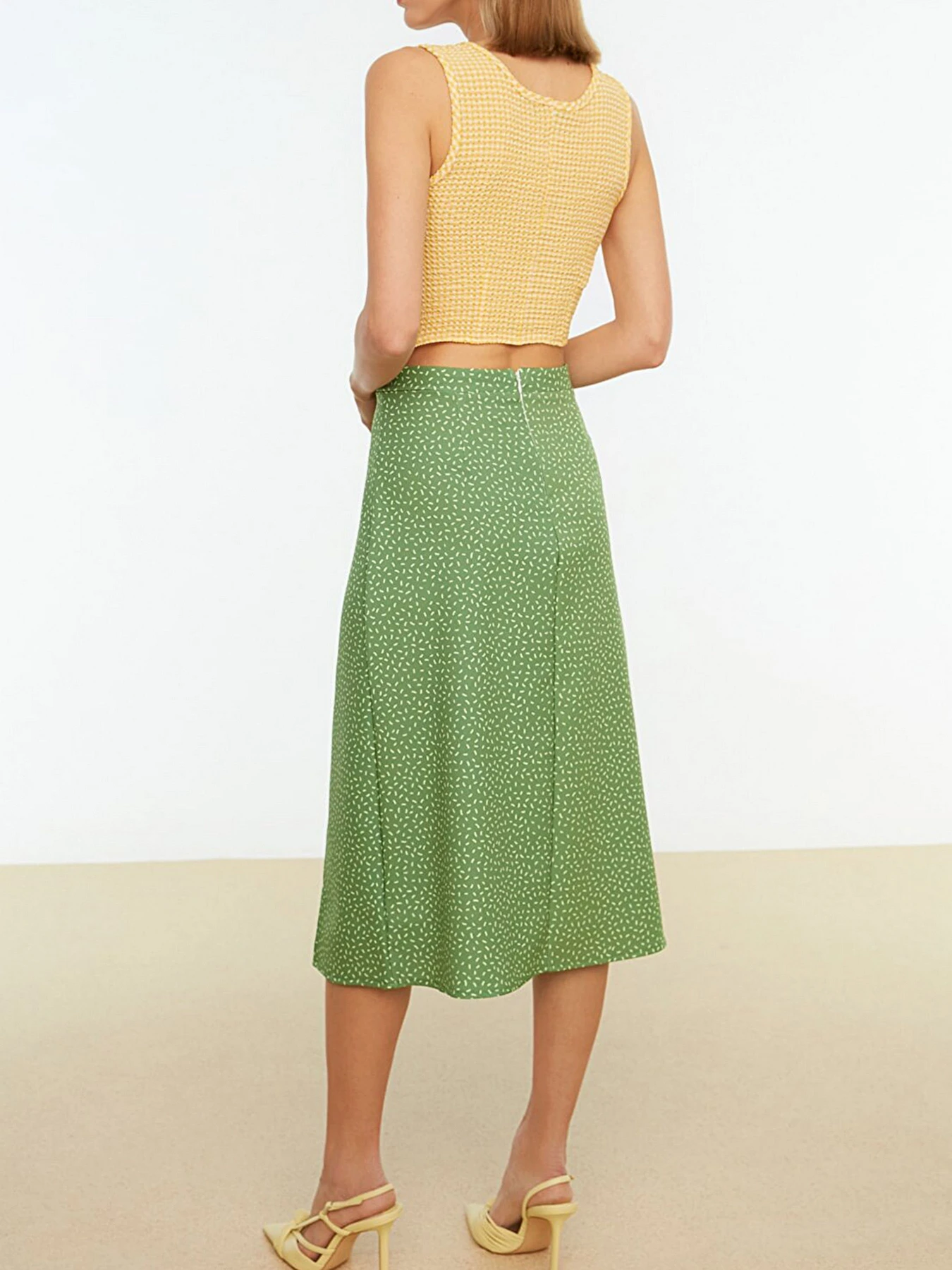 Юбки Trendyol модель TWOSS22ET0074/Yesil Фото