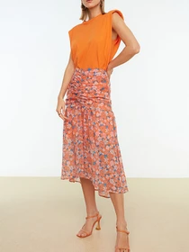 Юбки Trendyol модель TWOSS22ET0104/Turuncu Фото