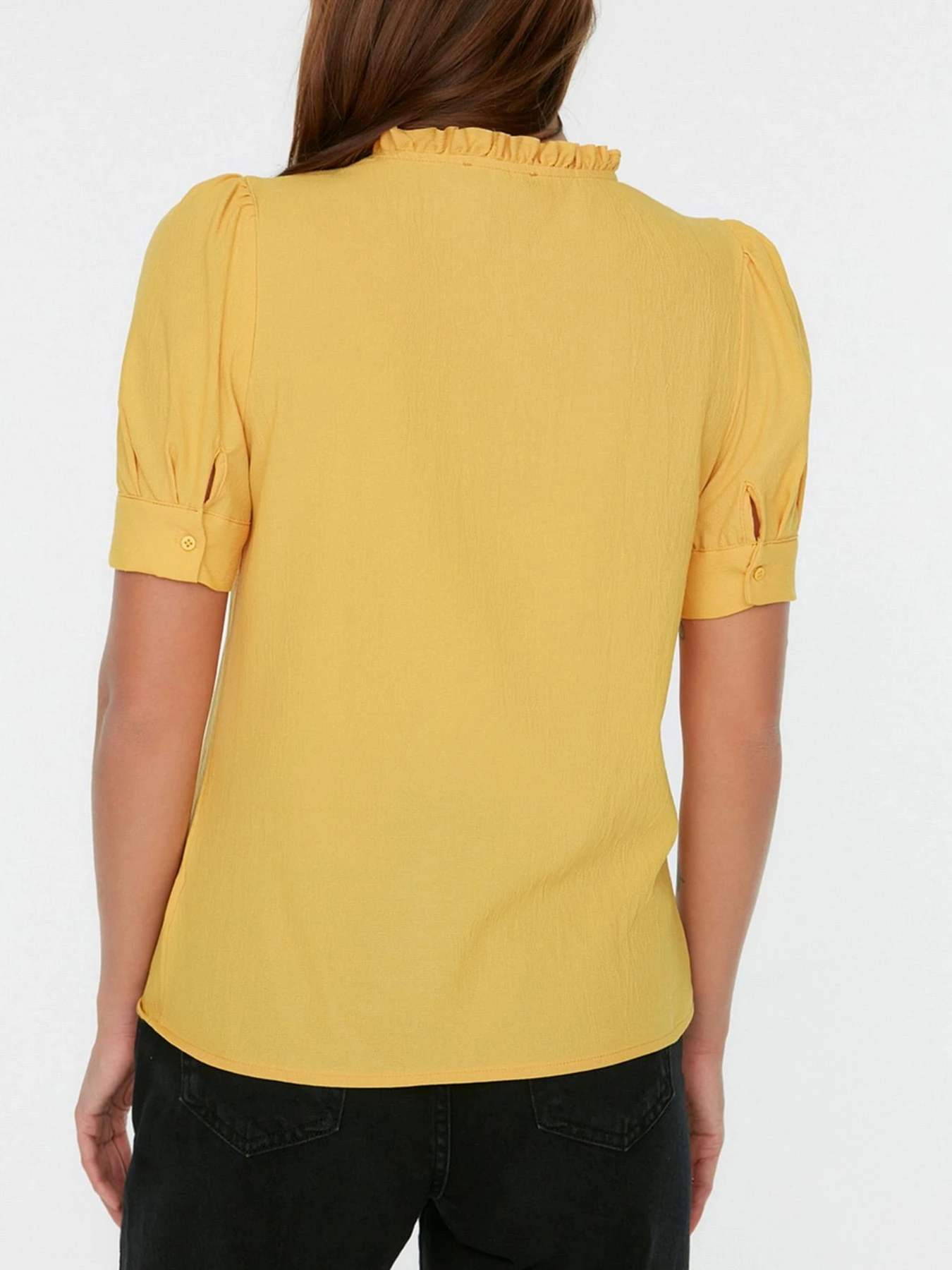 Рубашки Trendyol модель TWOSS22GO0094/Sarı Рубашки Trendyol модель TWOSS22GO0094/Sarı Фото