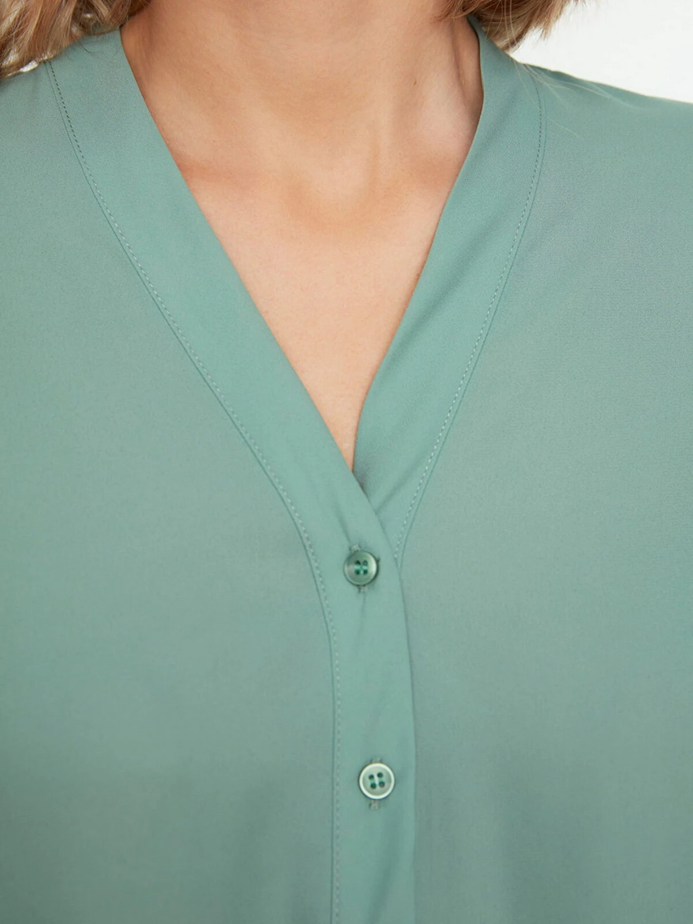 Рубашки Trendyol модель TWOSS22GO0153/Mint Фото
