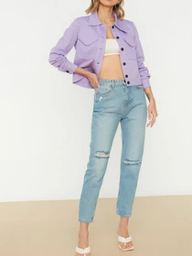Рубашки Trendyol модель TWOSS22GO0216/Mor Фото