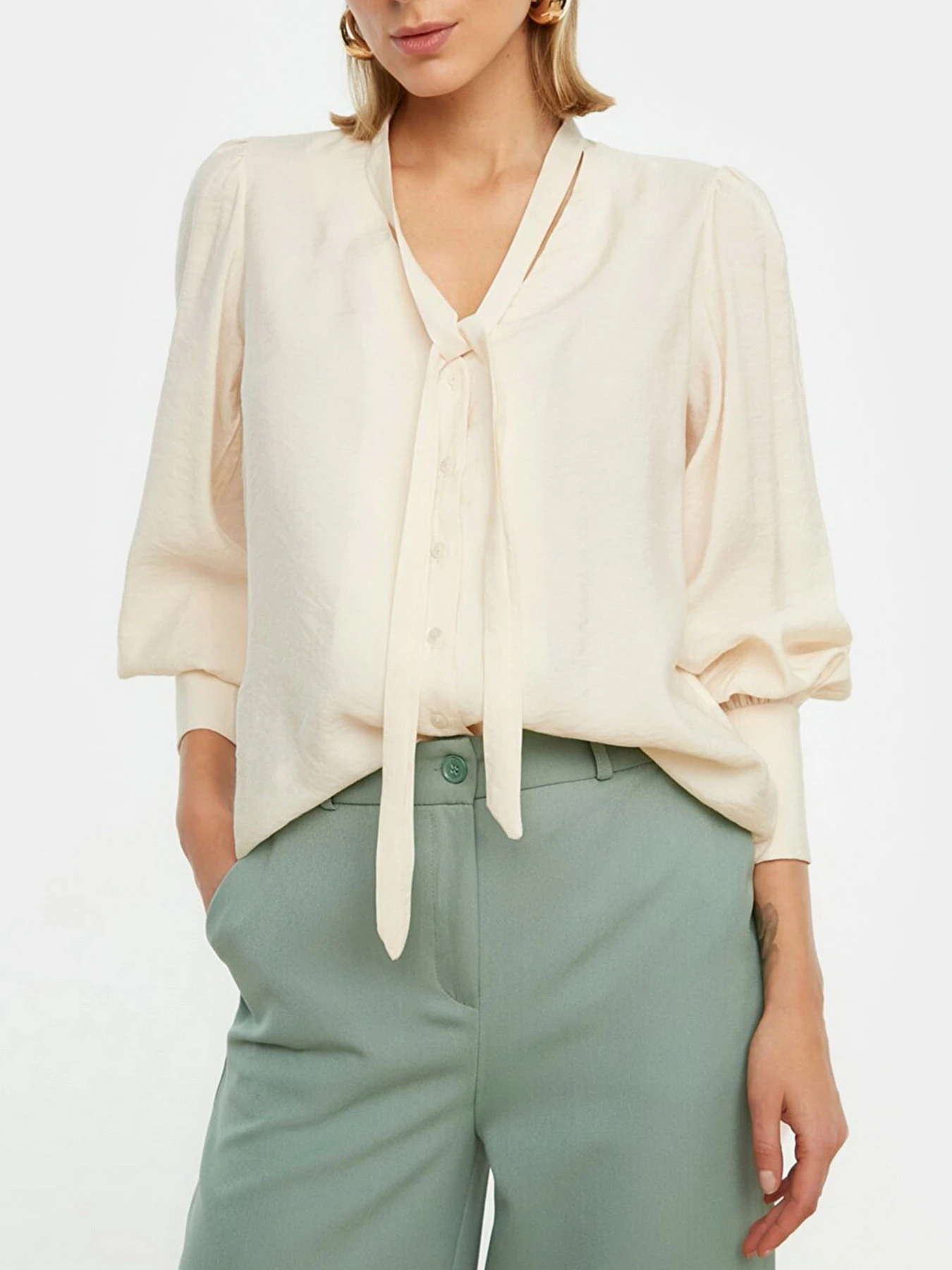 Trendyol модель TWOSS22GO0252/Ekru Фото