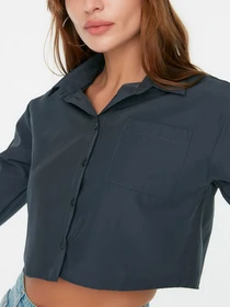 Рубашки Trendyol модель TWOSS22GO0559/Gri Фото