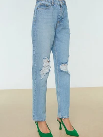 Джинсы Trendyol модель TWOSS22JE0146/Mavi Фото