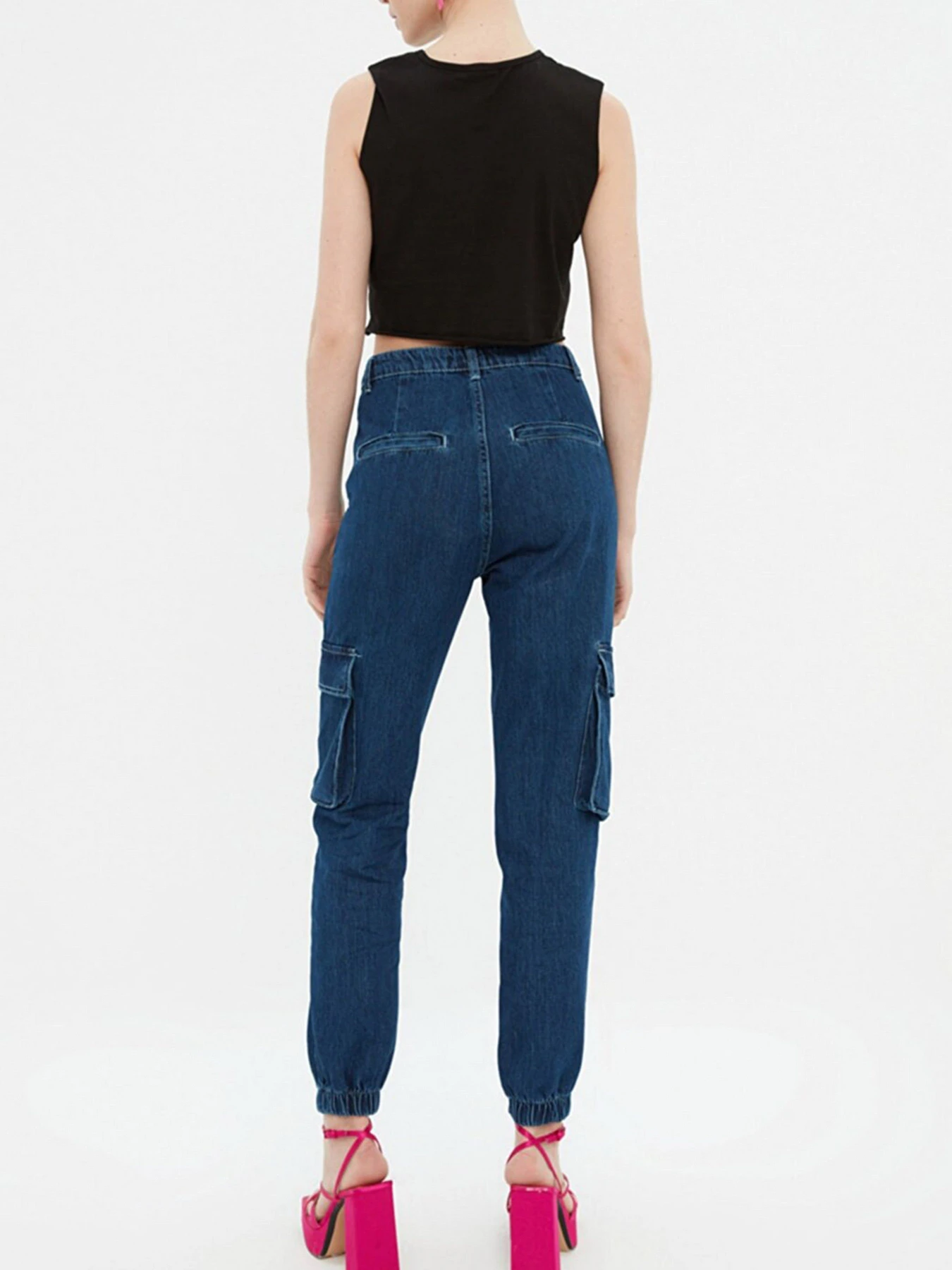 Брюки Trendyol модель TWOSS22JE0150/Mavi Фото
