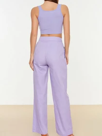 Брюки Trendyol модель TWOSS22PL0165/Mor Фото