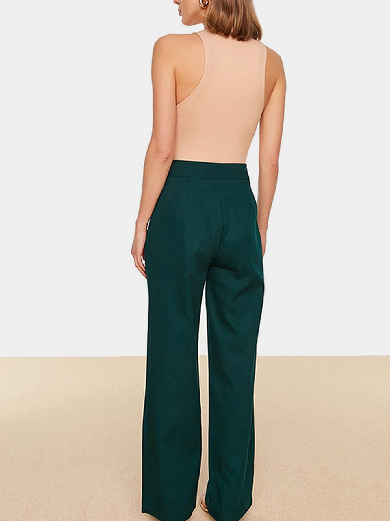 Брюки Trendyol модель TWOSS22PL0165/Petrol Фото