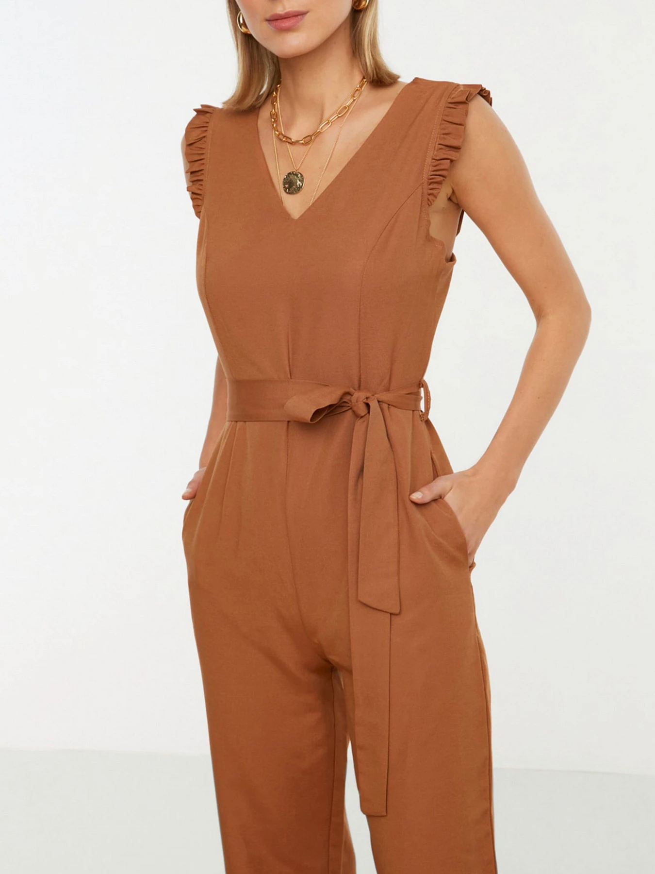Комбинезоны Trendyol модель TWOSS22TU0012/Kahverengi Фото