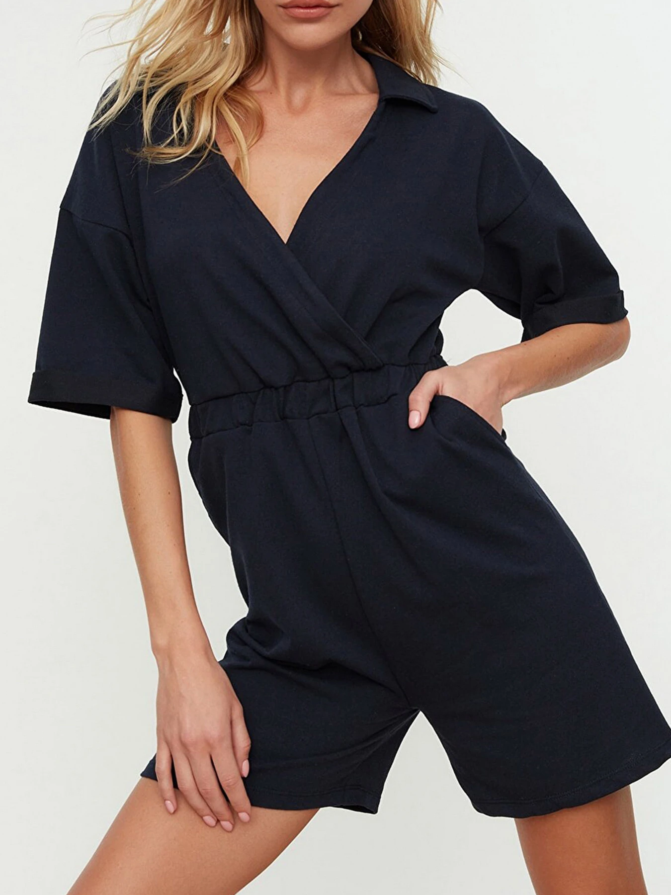Комбинезоны Trendyol модель TWOSS22TU0056/Lacivert Комбинезоны Trendyol модель TWOSS22TU0056/Lacivert Фото