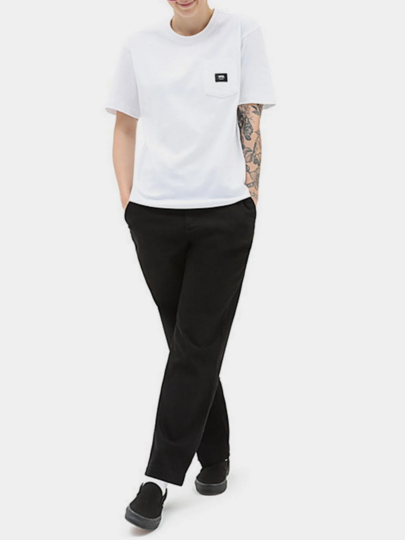 Футболки и поло Vans модель VN0A7RTWWHT1 Футболки и поло Vans модель VN0A7RTWWHT1 Фото