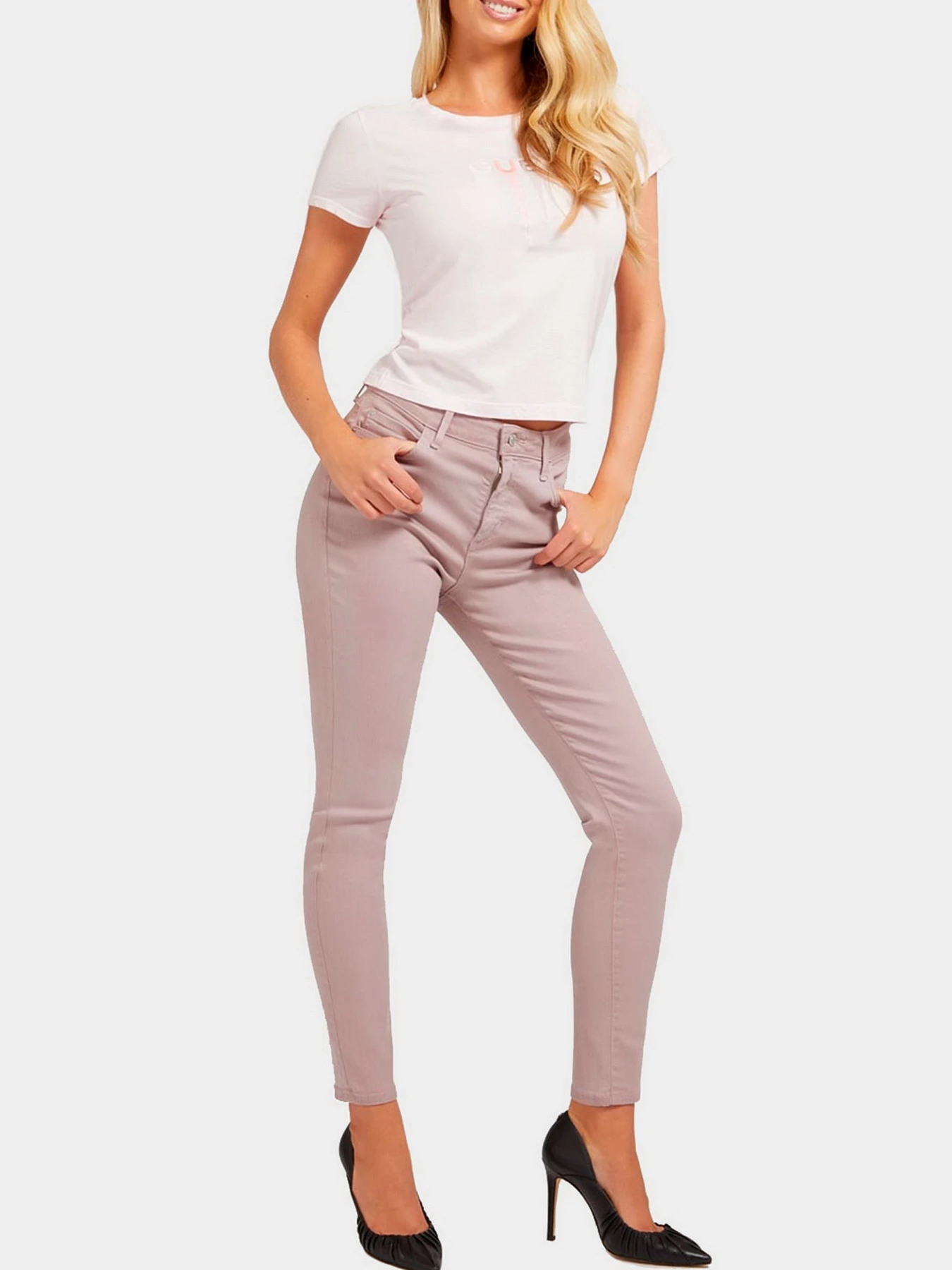 Футболки и поло GUESS модель W2RI06-60071-F60W Футболки и поло GUESS модель W2RI06-60071-F60W Фото