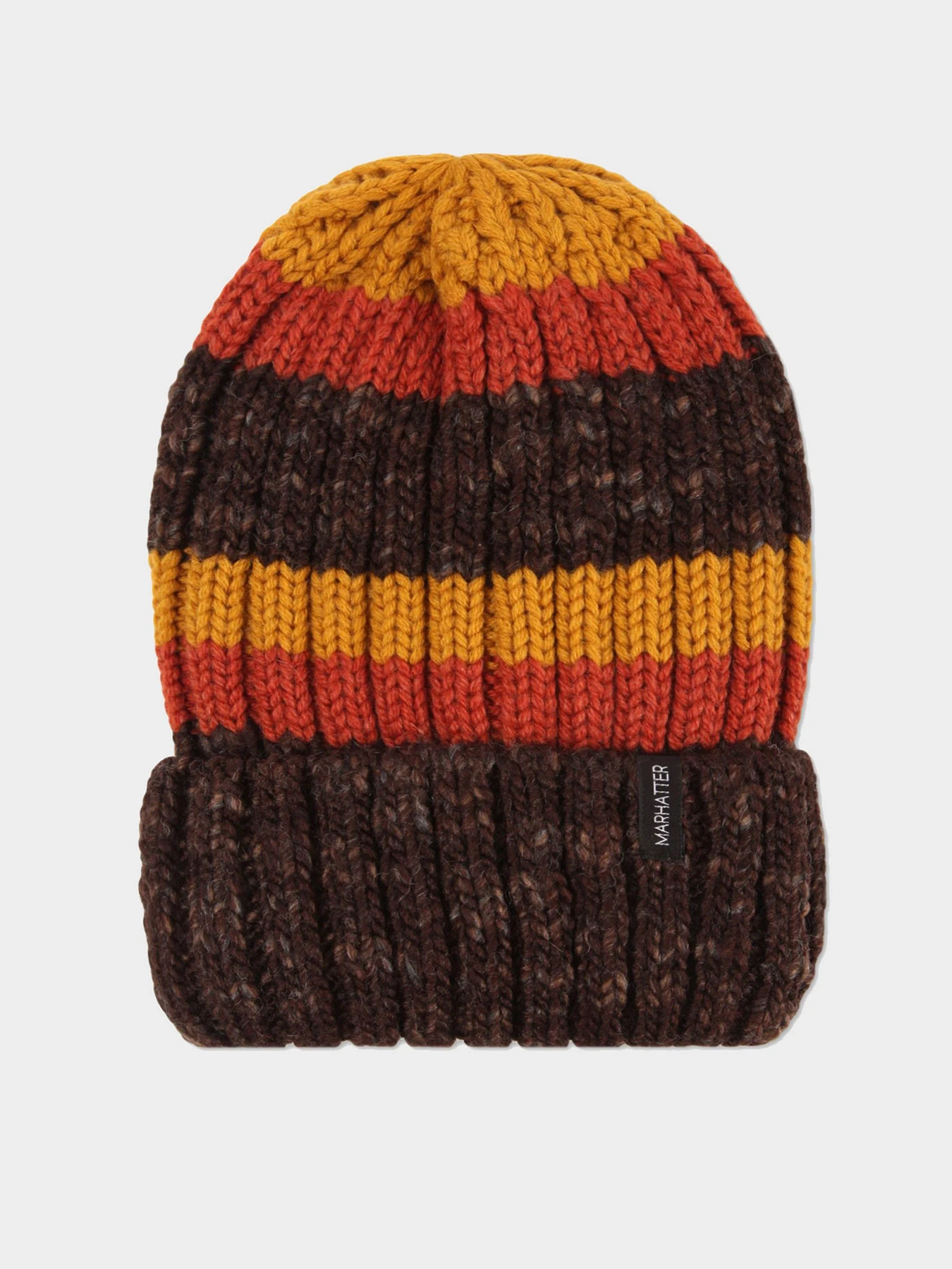Шапки и кепки Marhatter модель MBH11249/2 коричневый/горчица Фото