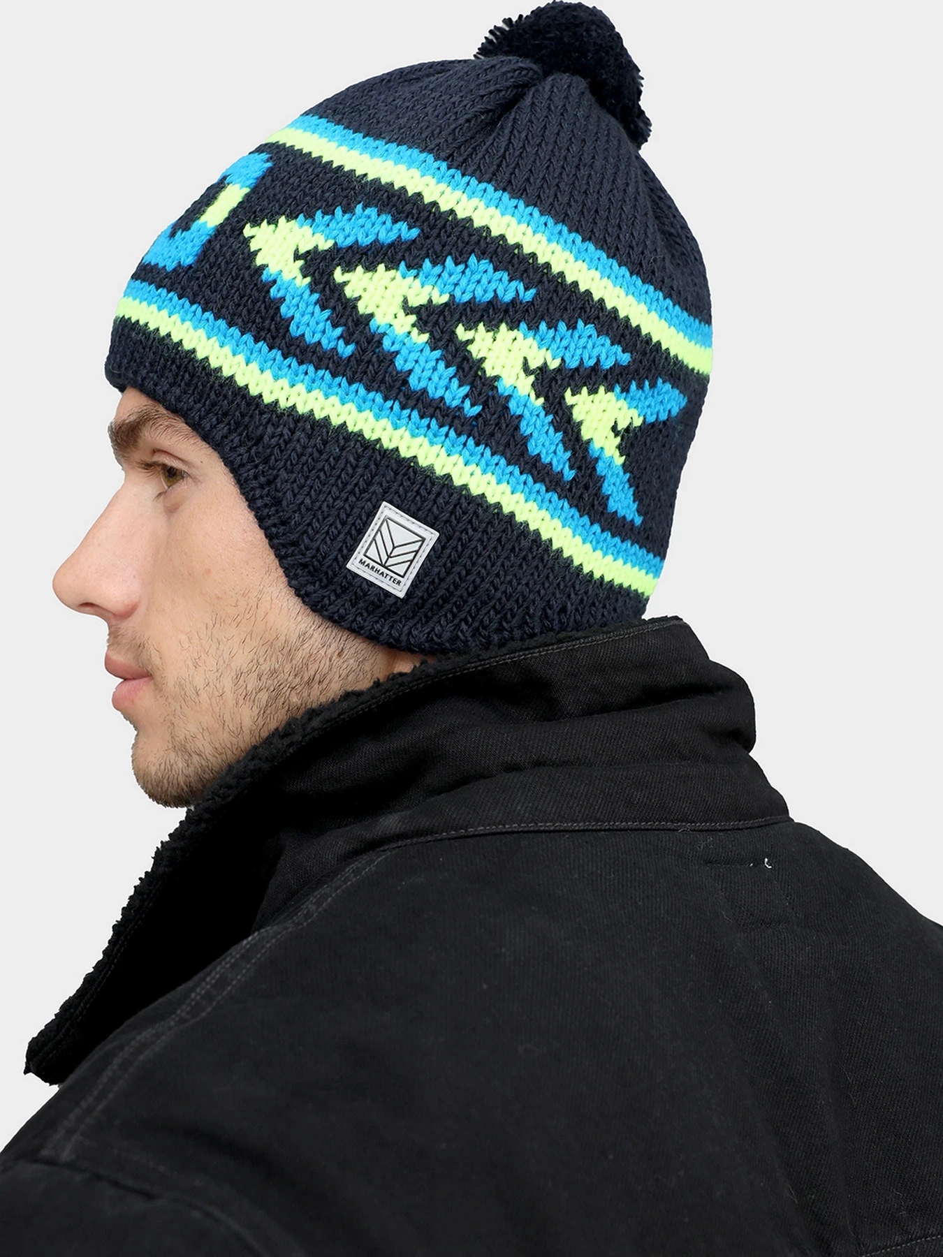 Шапки и кепки Marhatter модель MMU11474/7 сине-салатовый Шапки и кепки Marhatter модель MMU11474/7 сине-салатовый Фото