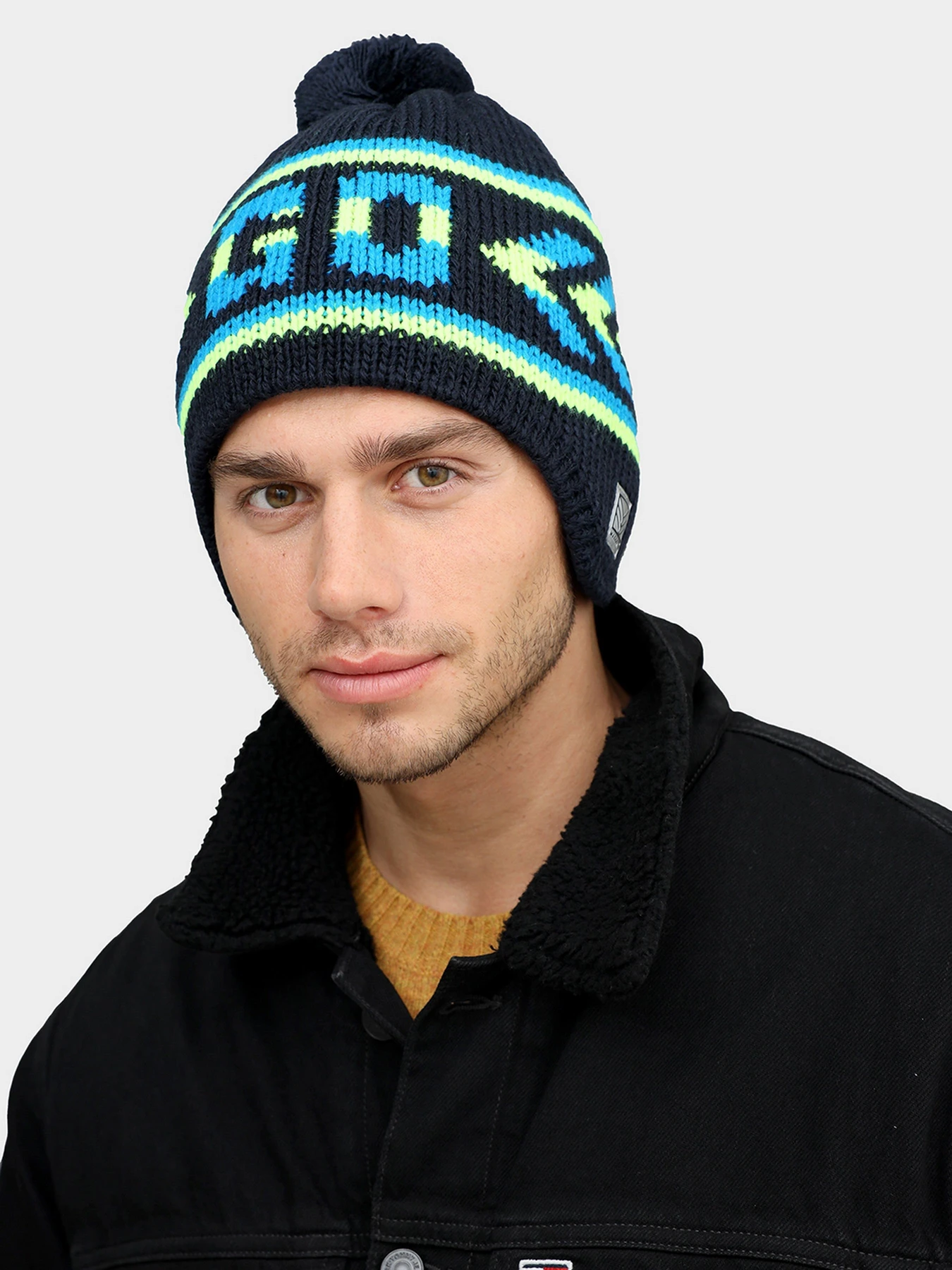 Шапки и кепки Marhatter модель MMU11474/7 сине-салатовый Шапки и кепки Marhatter модель MMU11474/7 сине-салатовый Фото