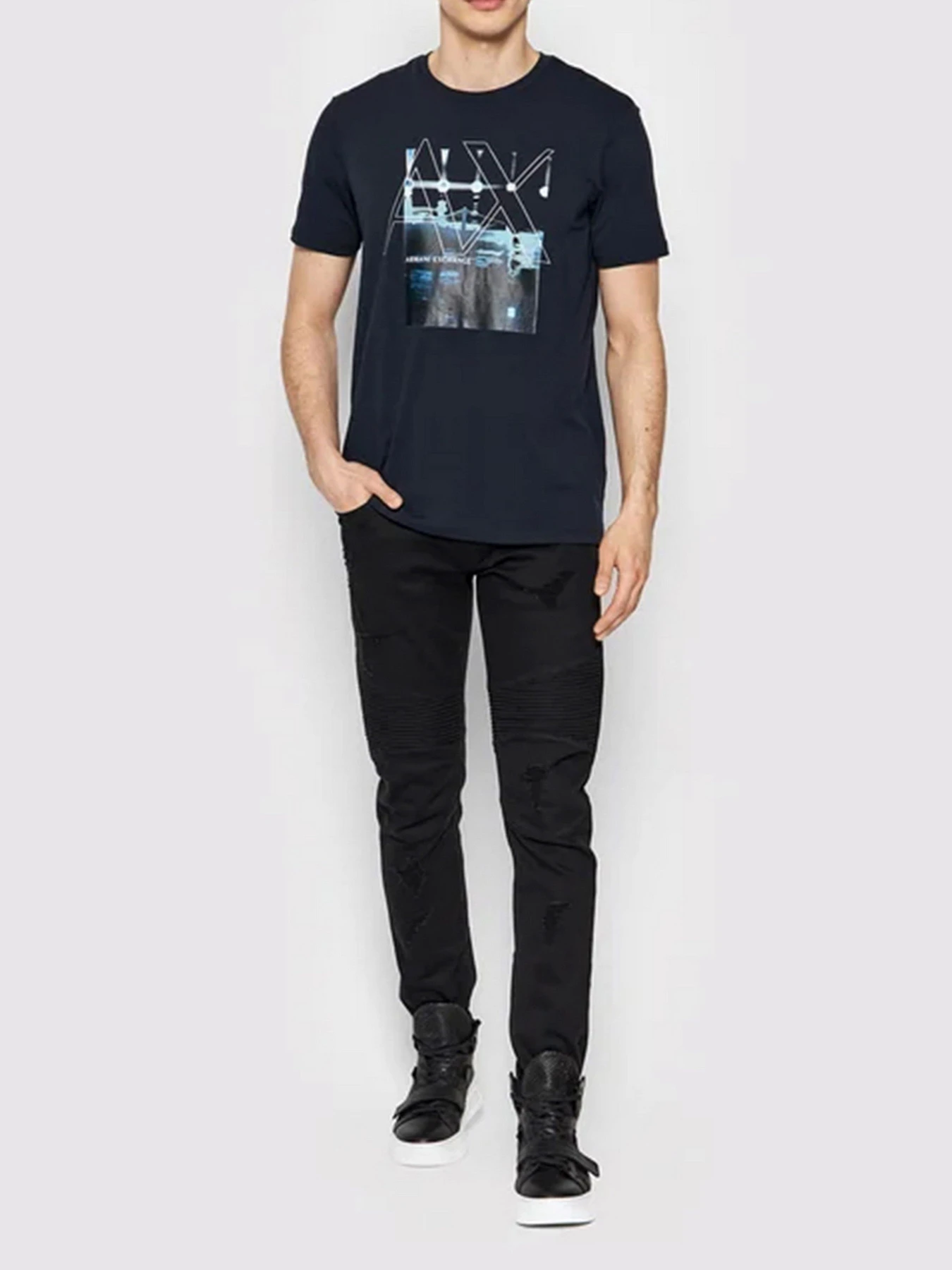 Футболки и поло Armani Exchange модель 3LZTAP-ZJE6Z-1510 Фото
