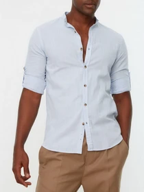 Рубашки Trendyol модель TMNSS20GO0188/Mavi Фото