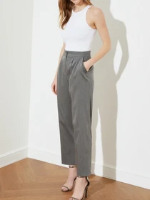 Брюки Trendyol модель TWOSS20PL0075/Gri Фото