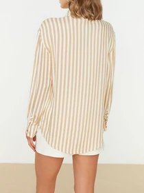 Рубашки Trendyol модель TWOSS22GO0549/Ekru Фото