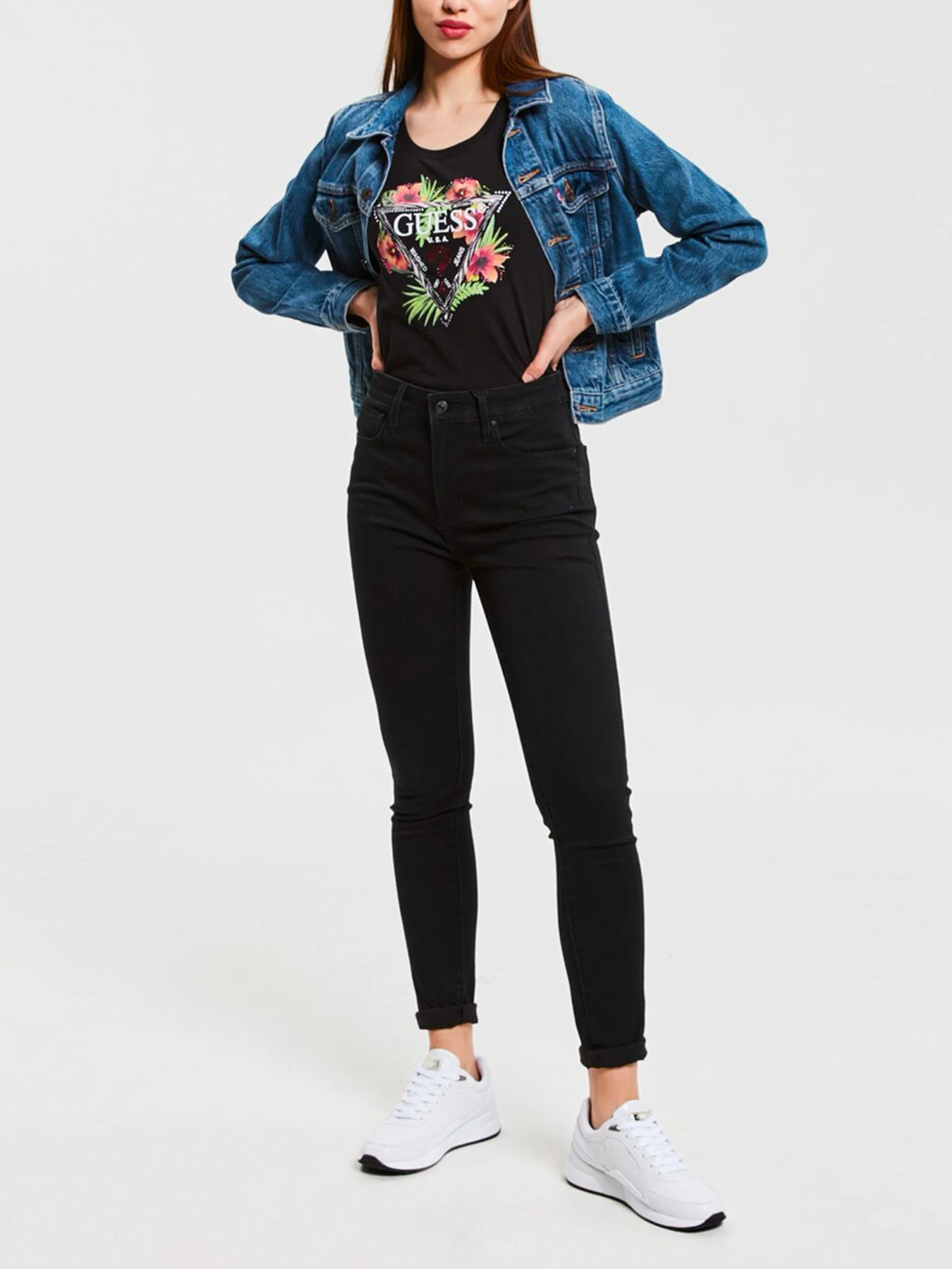 Футболки и поло GUESS модель W1GI0N-J1311-JBLK Фото