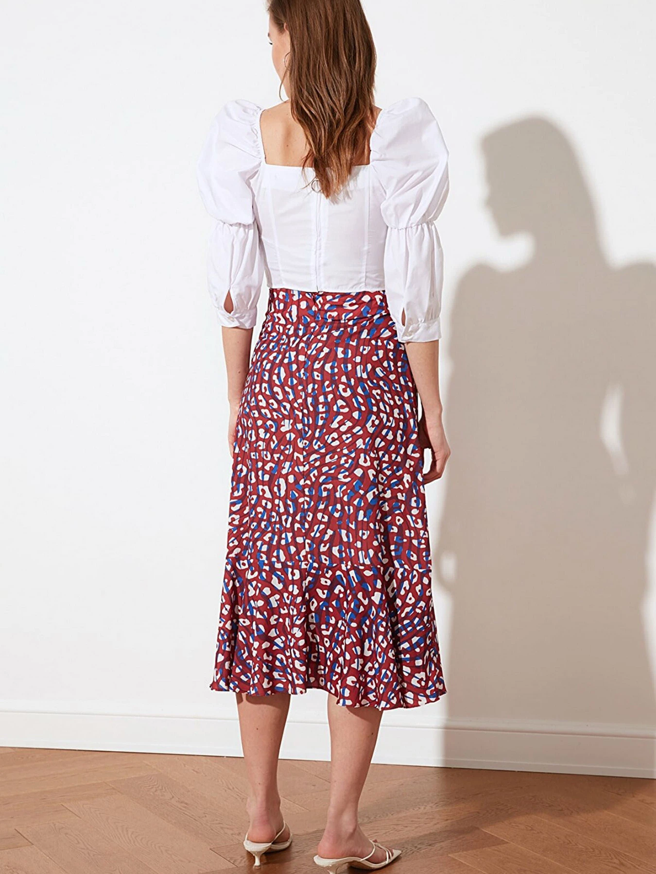 Юбки Trendyol модель TWOSS19FG0026/Cok Renkli Фото