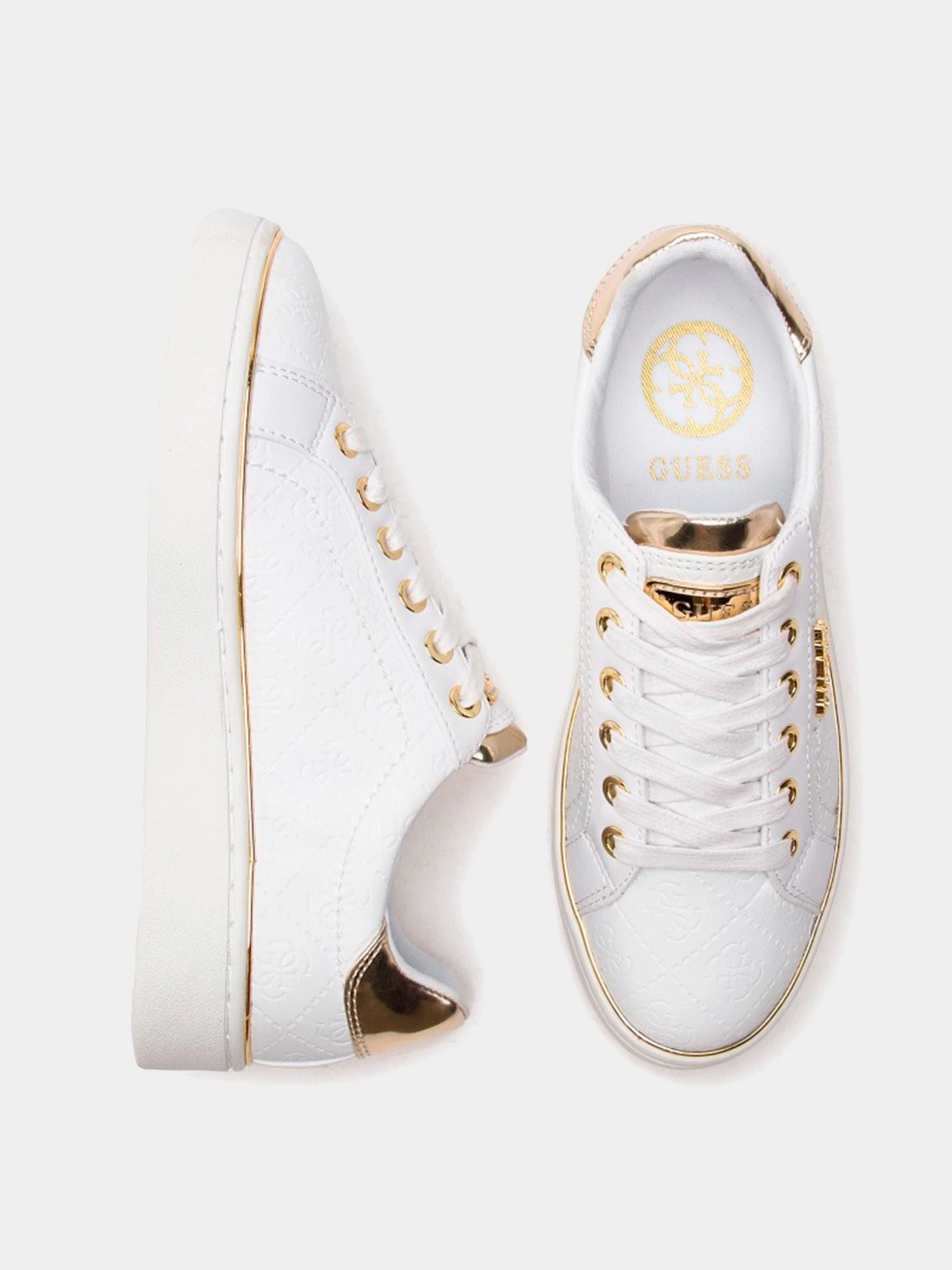 Кеды GUESS модель FL5BEK-FAL12-WHITE Кеды GUESS модель FL5BEK-FAL12-WHITE Фото