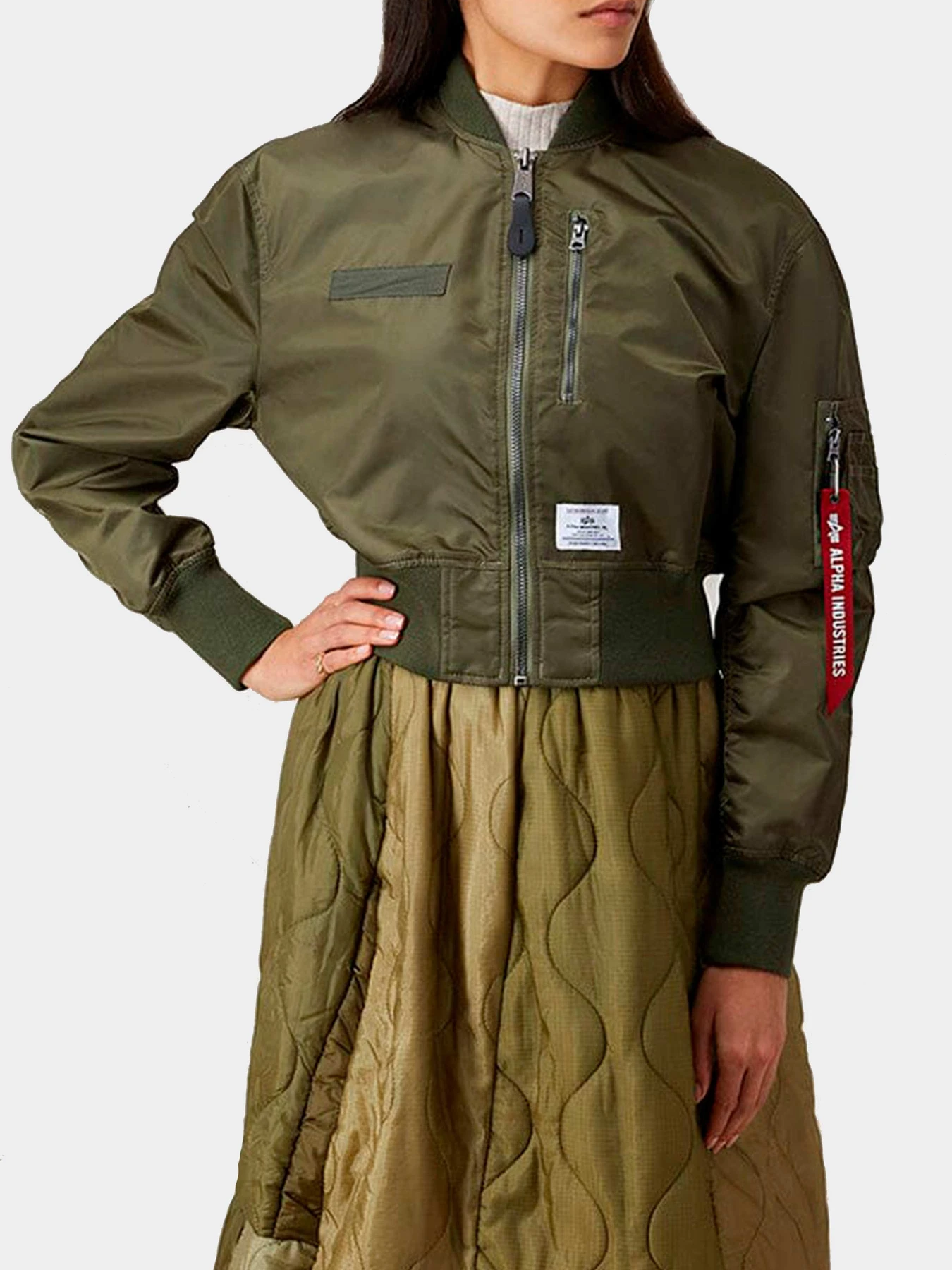 Куртки и дубленки Alpha Industries модель WJL53000C1_359 Куртки и дубленки Alpha Industries модель WJL53000C1_359 Фото