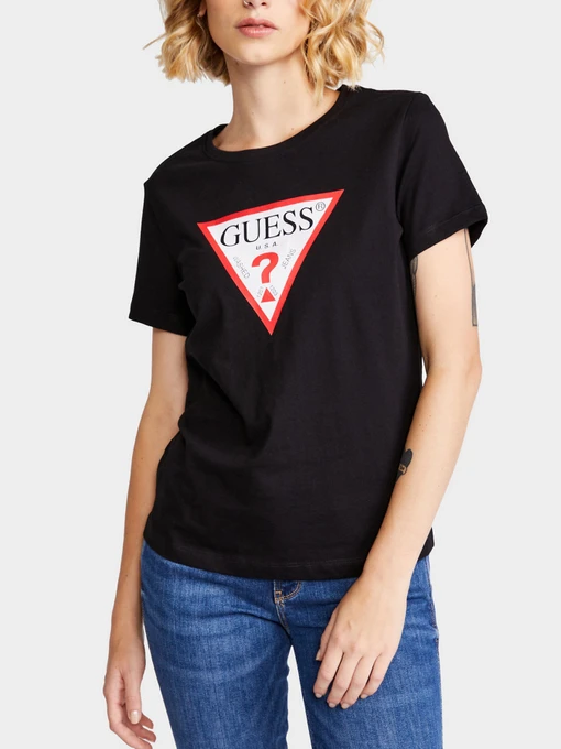 Футболки и поло GUESS модель W1YI1B-I3Z11-JBLK Фото