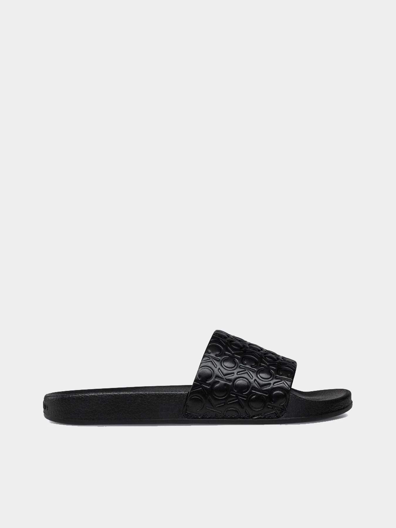 Шлёпанцы Calvin Klein модель HW0HW01524-0GK Шлёпанцы Calvin Klein модель HW0HW01524-0GK Фото