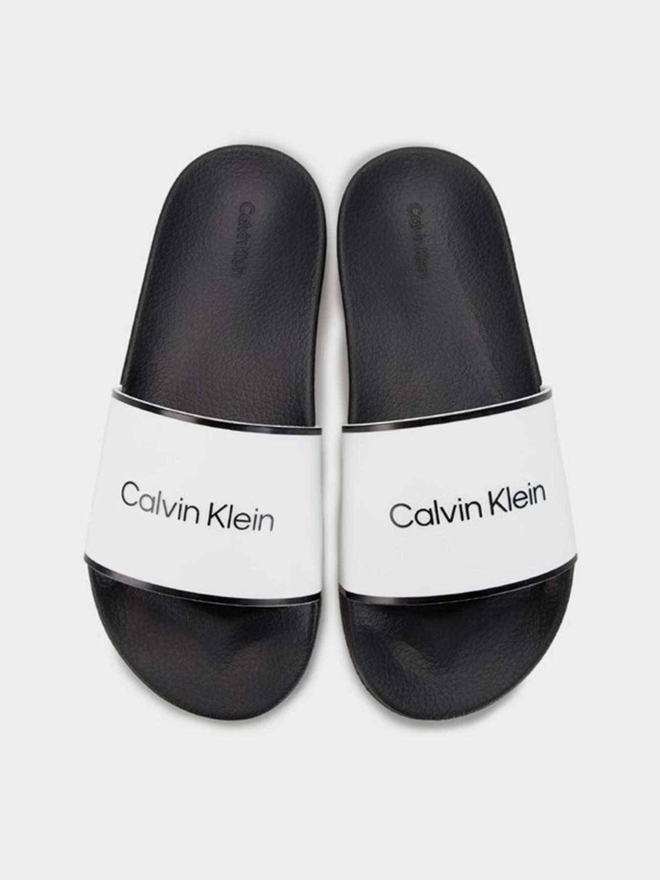 Шлёпанцы Calvin Klein модель HW0HW01382-0GN Шлёпанцы Calvin Klein модель HW0HW01382-0GN Фото