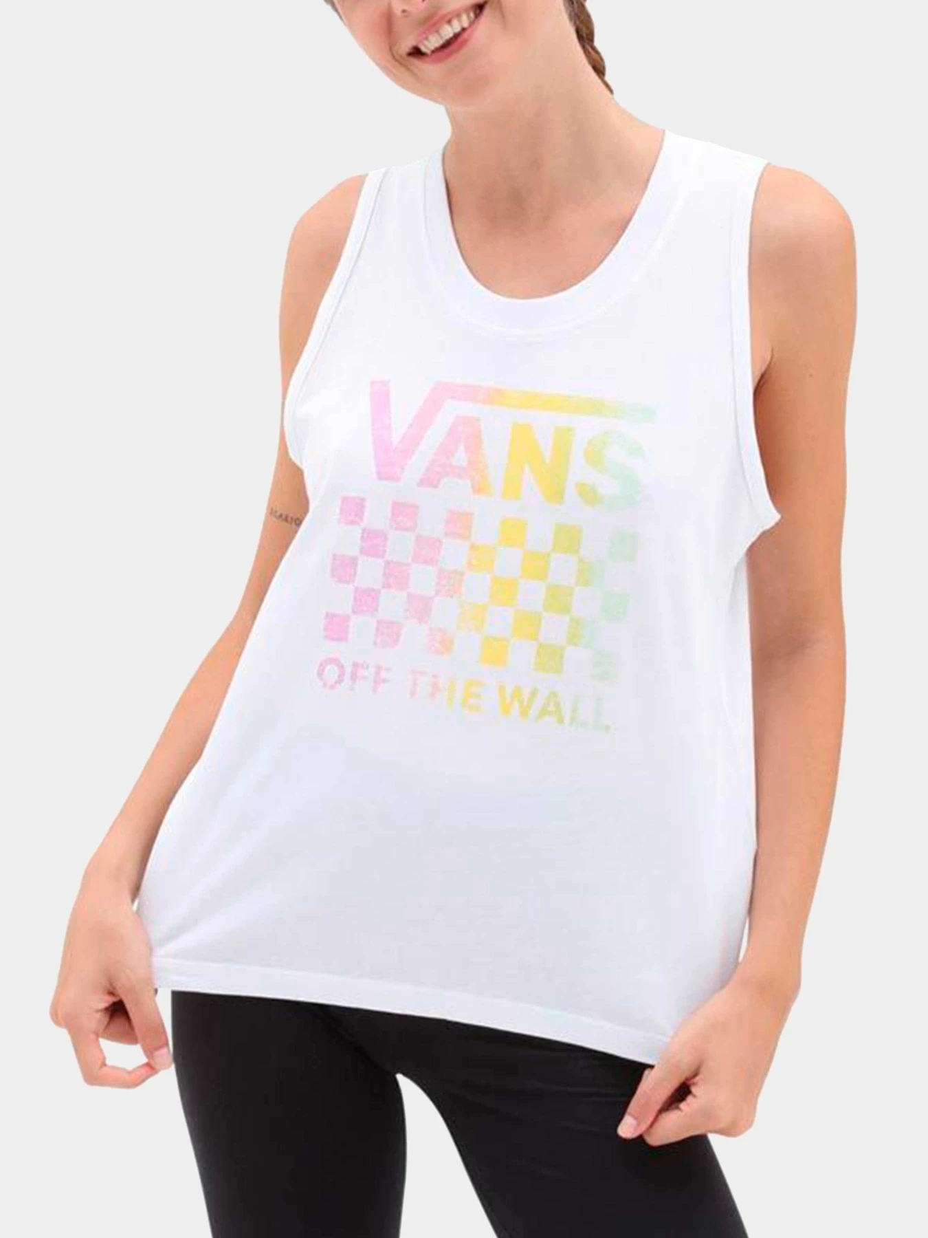 Футболки и поло Vans модель VN00050UWHT1 Футболки и поло Vans модель VN00050UWHT1 Фото