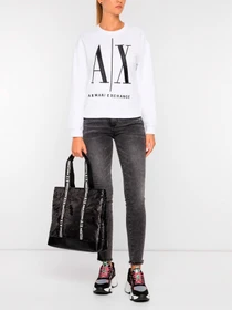 Худи и свитшоты Armani Exchange модель 8NYM02-YJ68Z-1000 Фото