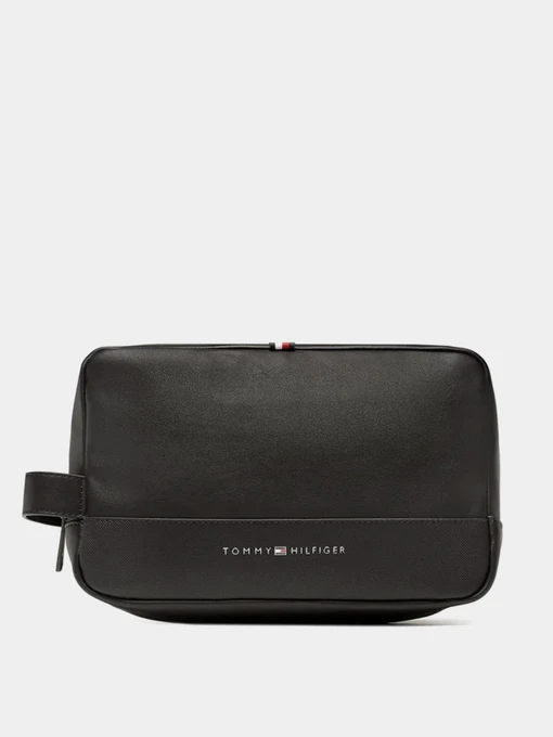 TH ESSENTIAL PU WASHBAG Tommy Hilfiger үлгі AM0AM10921-BDS Фото