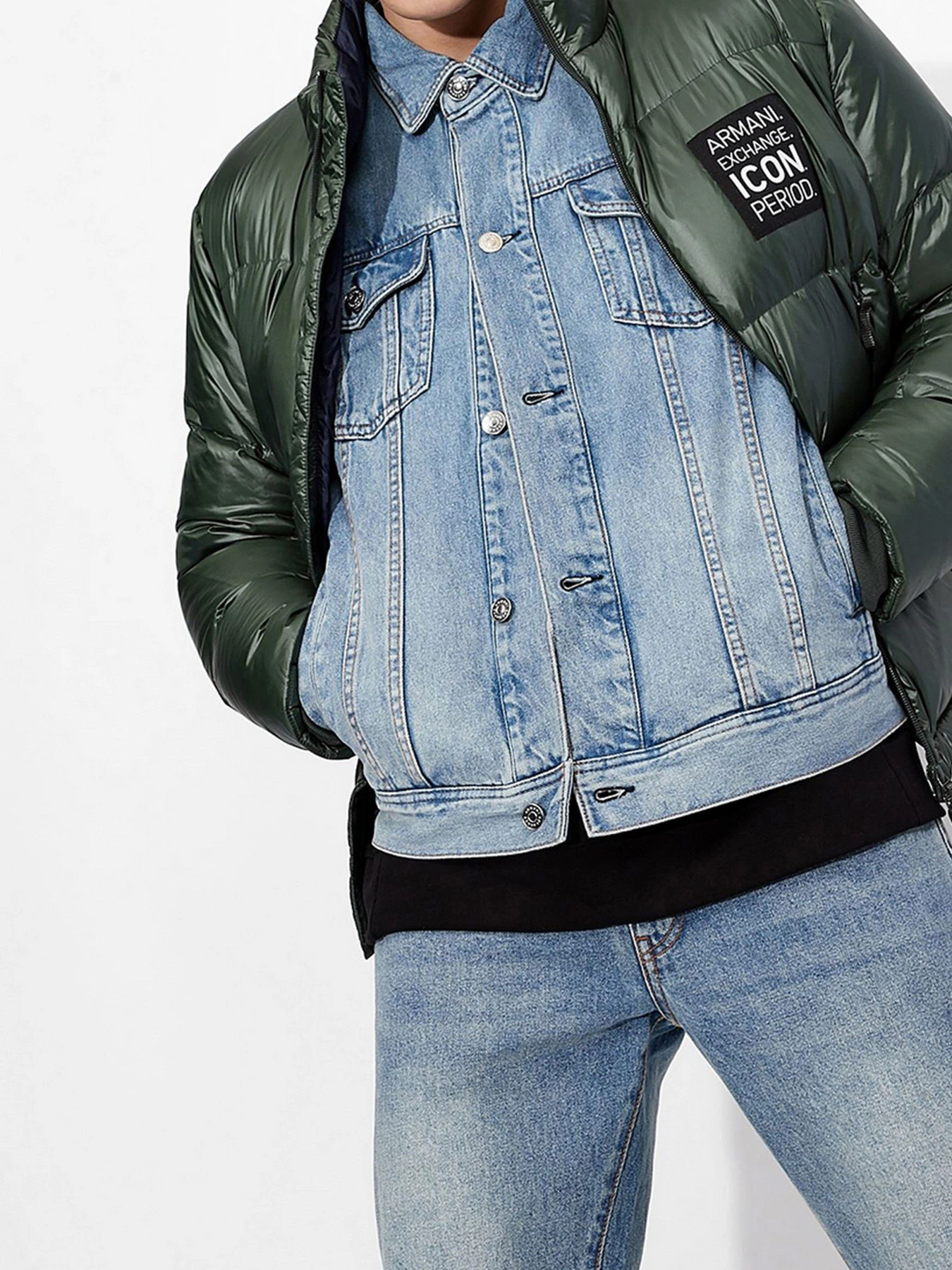 Куртки и дубленки Armani Exchange модель 8NZBP4-Z1P1Z-1500 Куртки и дубленки Armani Exchange модель 8NZBP4-Z1P1Z-1500 Фото