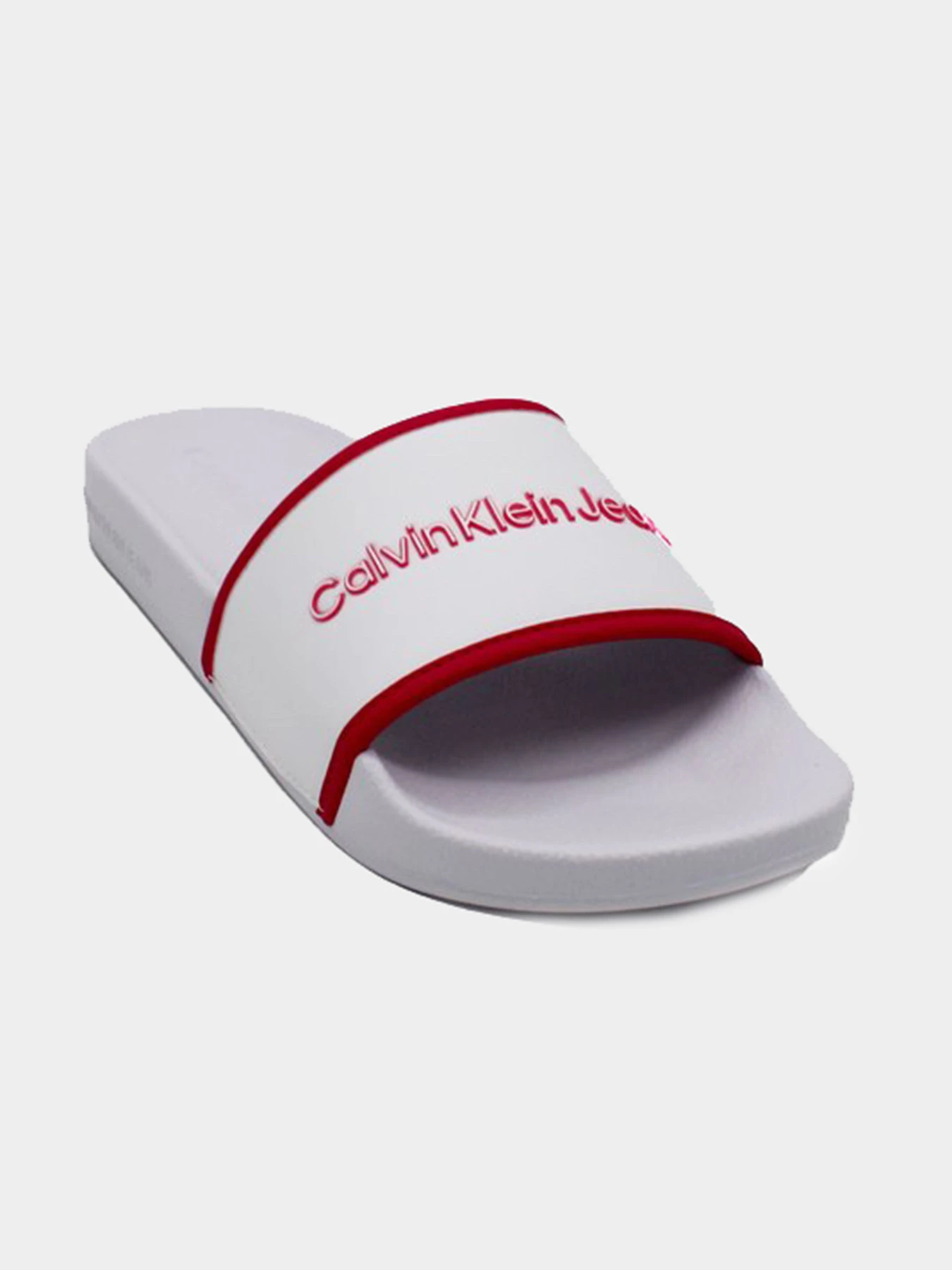 Шлёпанцы Calvin Klein модель YW0YW00594-01W Шлёпанцы Calvin Klein модель YW0YW00594-01W Фото