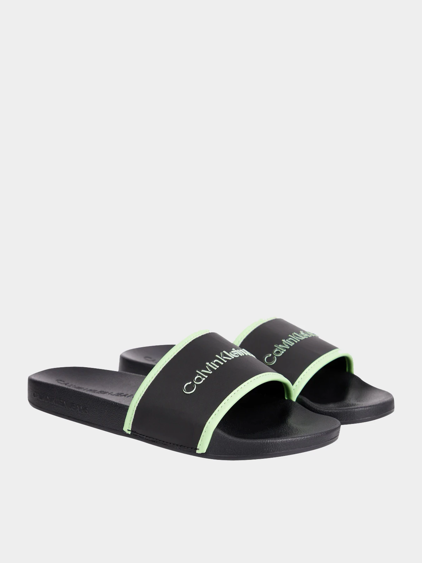 Шлёпанцы Calvin Klein модель YW0YW00594-0GN Шлёпанцы Calvin Klein модель YW0YW00594-0GN Фото
