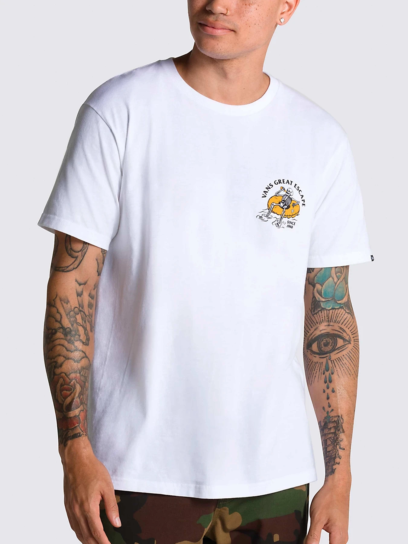 Футболки и поло Vans модель VN0006CFWHT1 Футболки и поло Vans модель VN0006CFWHT1 Фото