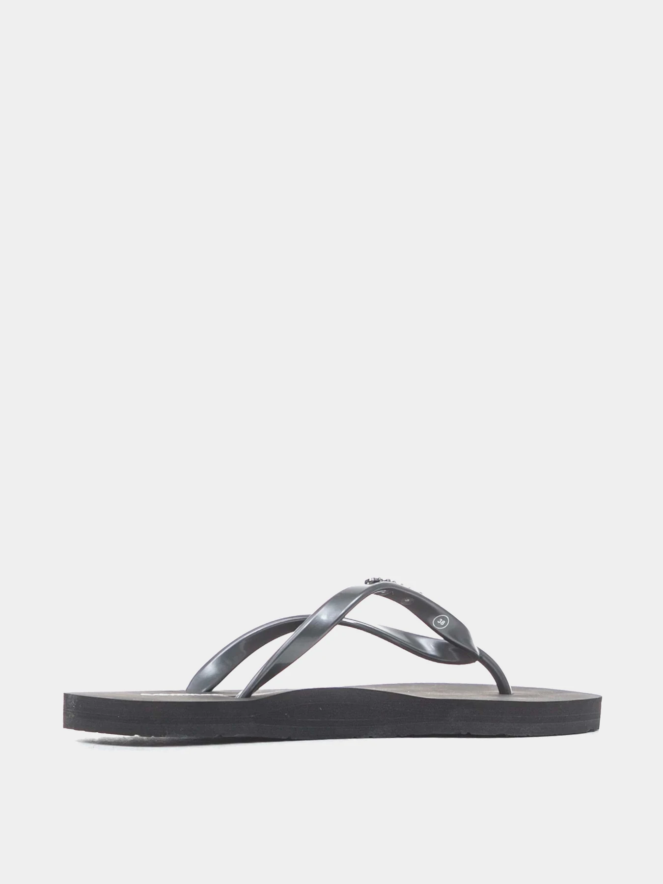 Шлёпанцы Calvin Klein модель HW0HW01530-BEH Шлёпанцы Calvin Klein модель HW0HW01530-BEH Фото