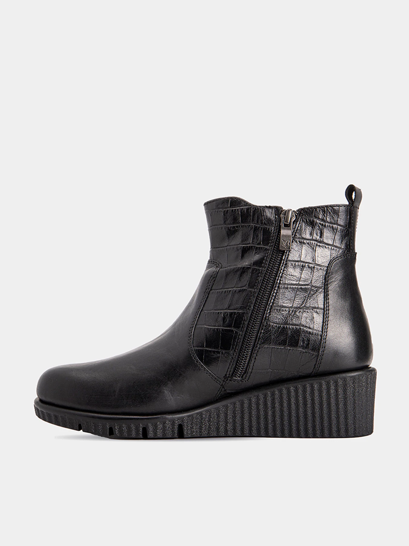 Ботинки и сапоги Caprice модель 25461-25-039 BLACK CROCO COMB Фото