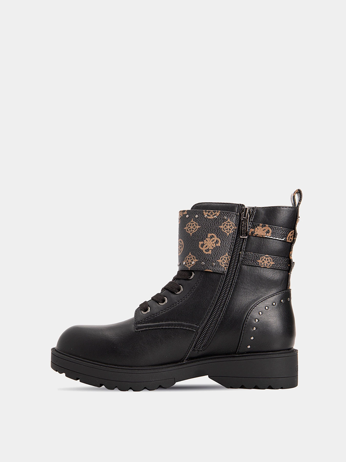 Ботинки и сапоги GUESS модель FL7WANFAL10-BLACK Ботинки и сапоги GUESS модель FL7WANFAL10-BLACK Фото