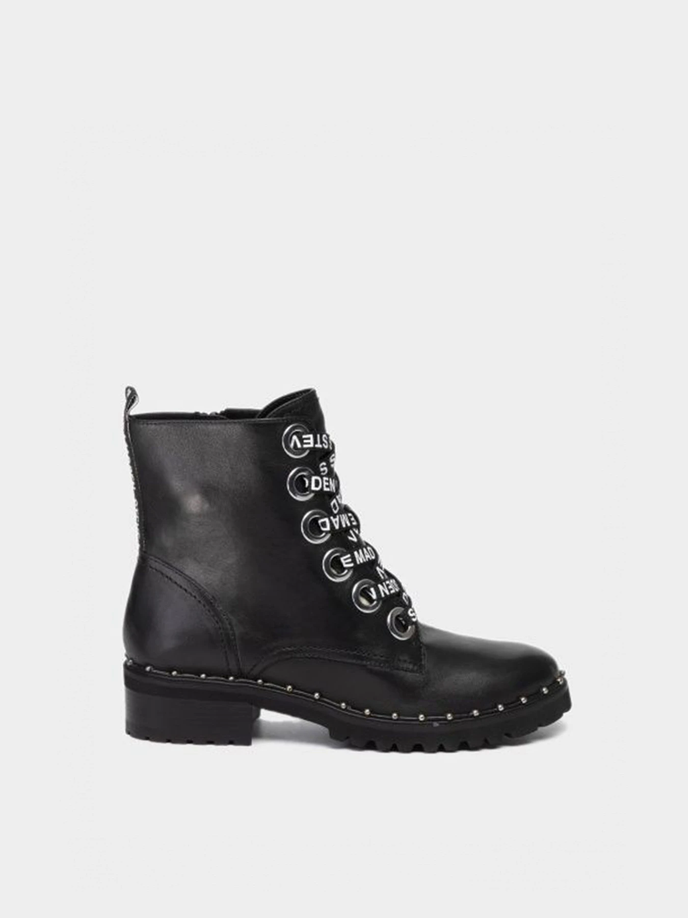 Ботинки и сапоги Steve Madden модель SM11000710-BLACK LEATHER Ботинки и сапоги Steve Madden модель SM11000710-BLACK LEATHER Фото