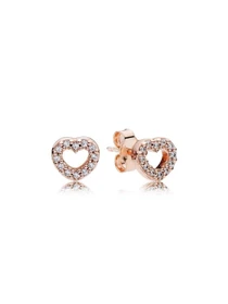 Серьги-гвоздики PANDORA Moments модель 280528CZ Фото