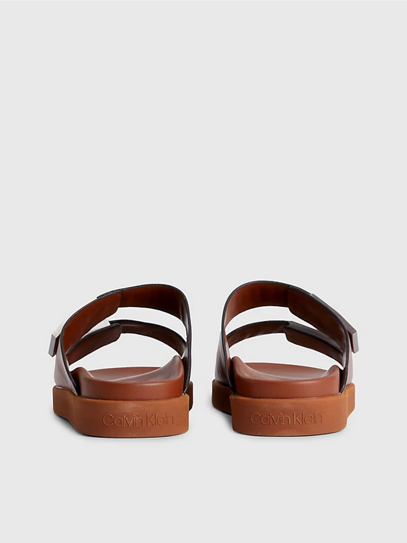 Шлёпанцы Calvin Klein модель HW0HW01477-GYC Шлёпанцы Calvin Klein модель HW0HW01477-GYC Фото