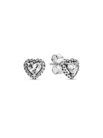 Серьги-гвоздики PANDORA Moments модель 298427C01 Фото