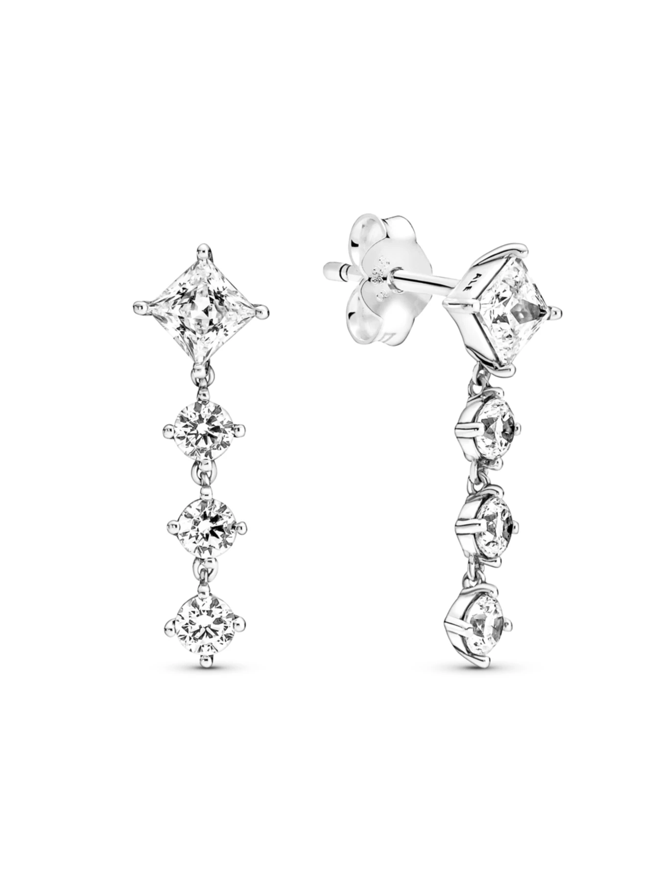 Серьги-подвески PANDORA Moments модель 290045C01 Серьги-подвески PANDORA Moments модель 290045C01 Фото